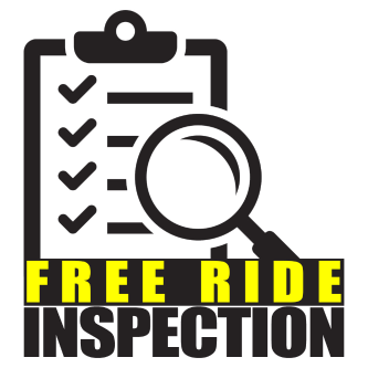 Putting safety first, we've opened our doors to free inspections for riders on ALL makes and models